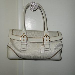 Coach Shoulder Bag Off White Purse